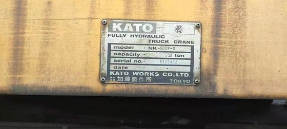 Japão Kato NK-250E NK-500E NK-800E 80T Cranes de caminhão Cranes móveis QY25K QY25KA QY50KA QY50K QY70K QY70KA QY100K STC500 em Xangai Usado