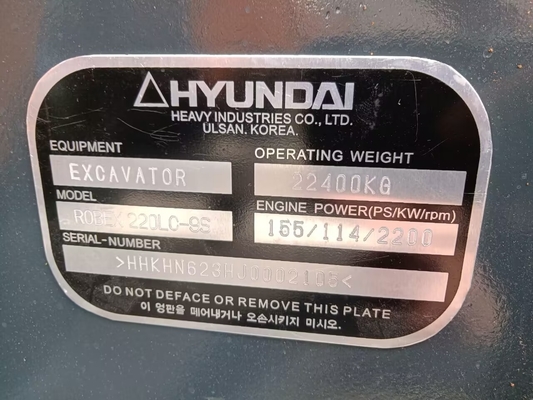 4600MM Altura máxima de escavação Excavadora utilizada a 4,2 km/h Velocidade nominal para projetos de construção