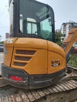 YUCHAI Motor usado SANY SY35U SY26U escavadeira com bomba Nabtesco em boas condições