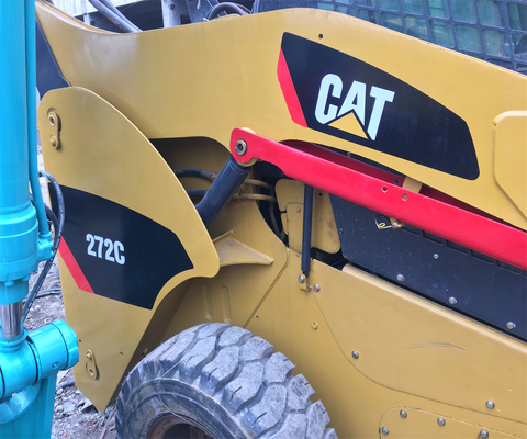 Máximo desempenho 55 kW carregador usado CAT272C com peso da máquina 16000 16100 kg