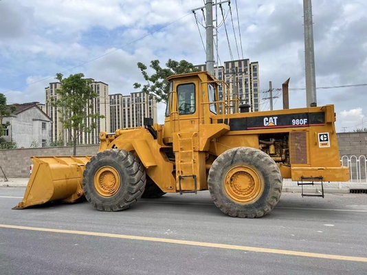 Carga nominal de 6 toneladas CAT980F Carregador de rodas usado com outra bomba hidráulica e em bom estado
