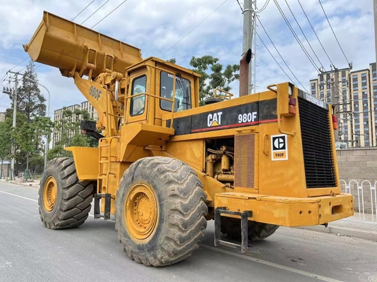 Carga nominal de 6 toneladas CAT980F Carregador de rodas usado com outra bomba hidráulica e em bom estado