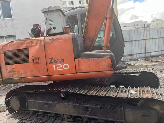 Lojas de materiais de construção usadas HITACH ZX120 escavadeira para o seu canteiro de obras
