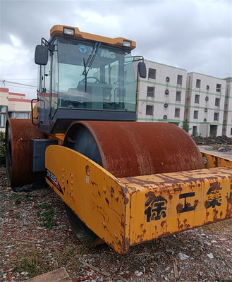 Força emocionante 50KN 21000 KG Usado Roller Rodoviário 3Y252 para a sua construção