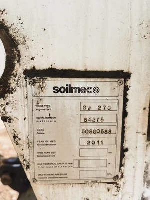 Diâmetro de perfuração 2,5 m Soilmec SR-60 SR-65 SR-70 R-516 R-622 Ferramenta rotativa fabricada na Itália