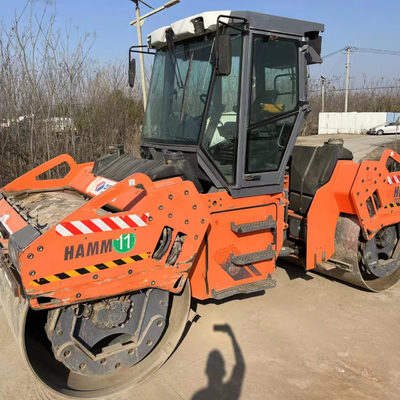 38 Pressão estática linear Energia forte Usado Roller de estrada HM HD128 para obras de construção
