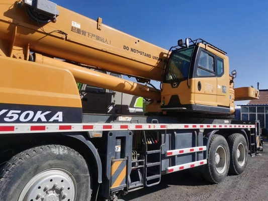 2019 Cranes de caminhões usados QY50KA 50 toneladas Capacidade de carga nominal para aplicações versáteis