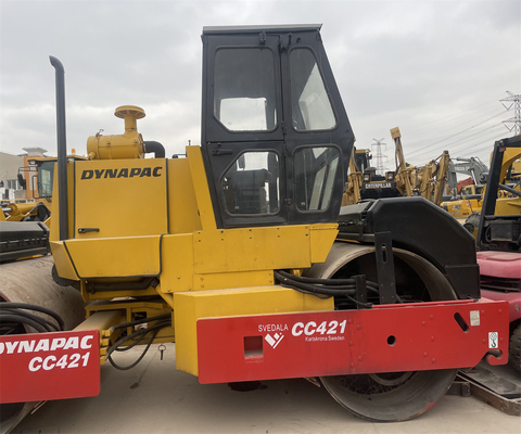 Construção de estradas usadas CC421 CC211 CA301D CA30D com cilindro duplo
