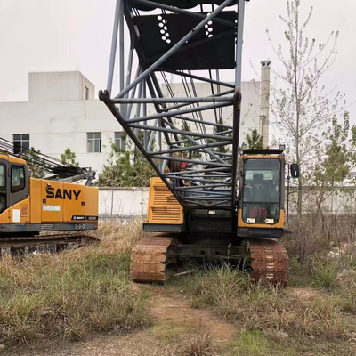 Lojas de materiais de construção precisam de SCC550E guindaste de rastreamento usado para grandes projetos