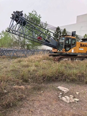 Lojas de materiais de construção precisam de SCC550E guindaste de rastreamento usado para grandes projetos