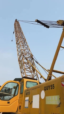 XCMG usado 55T 80T QUY55 QUY50-II QUY80 guindaste de rastreamento com Max. Altura de elevação 50M