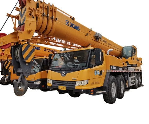 Guindaste móvel de 70T XCMG QY75K Guindaste de caminhão usado com cilindro e válvula hidráulica Liyuan