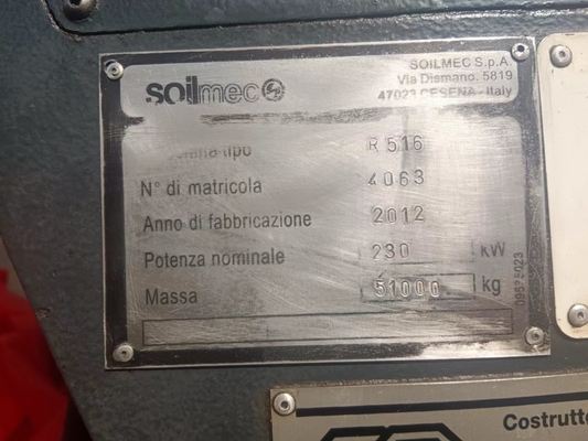 Soilmec SR-60 SR-65 SR-70 SR-80C R-516 Rig rotativo para perfuração Diâmetro 2,5m em San