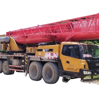 SANY STC800T6 Guindaste de camião usado com capacidade de carga nominal de 260 T e válvula hidráulica Liyuan