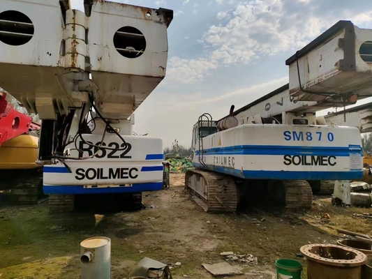 Perforação, moagem, usinagem, plataforma rotativa SOILME SM870 SR60 TH55 para poços de água e rocha