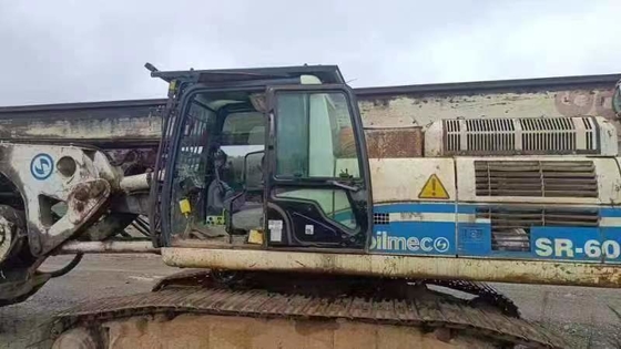 Perfuração na ponta dos dedos com a plataforma rotativa Diesel Ground Drill SOILME SM870 SR60 TH55