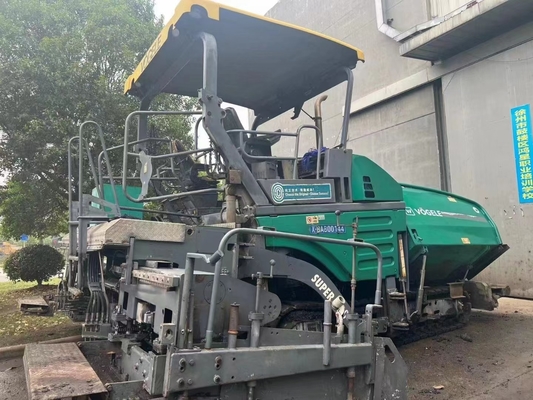 Espessura máxima do pavimento 1000 mm Pavimentador de asfalto usado VOGEL 1800-2 para velocidade de pavimentação 0-10 M/min