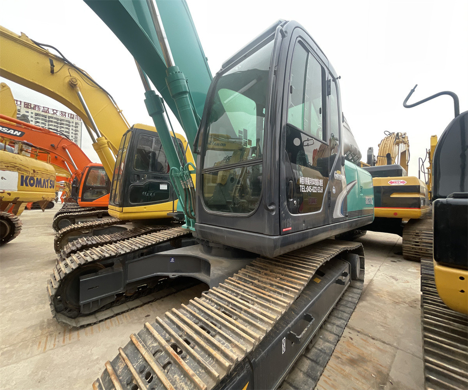 SK140 SK200 SK75 SK60 SK200LC Excavadora usada com 118KW de potência e em boas condições