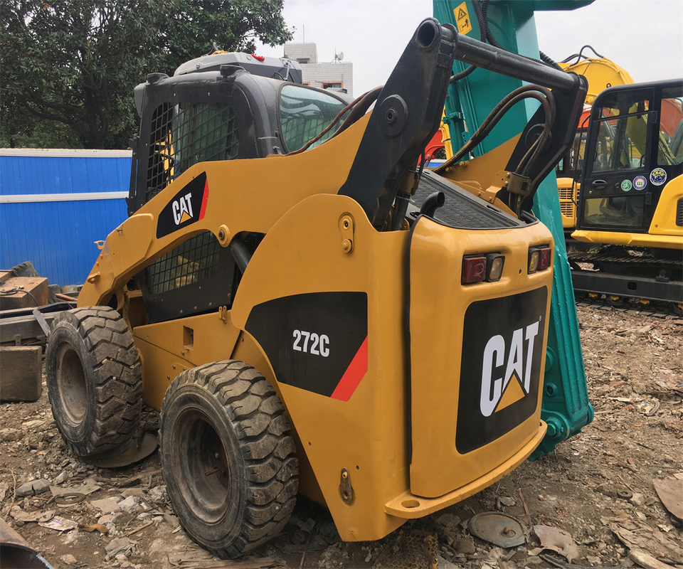 Máximo desempenho 55 kW carregador usado CAT272C com peso da máquina 16000 16100 kg