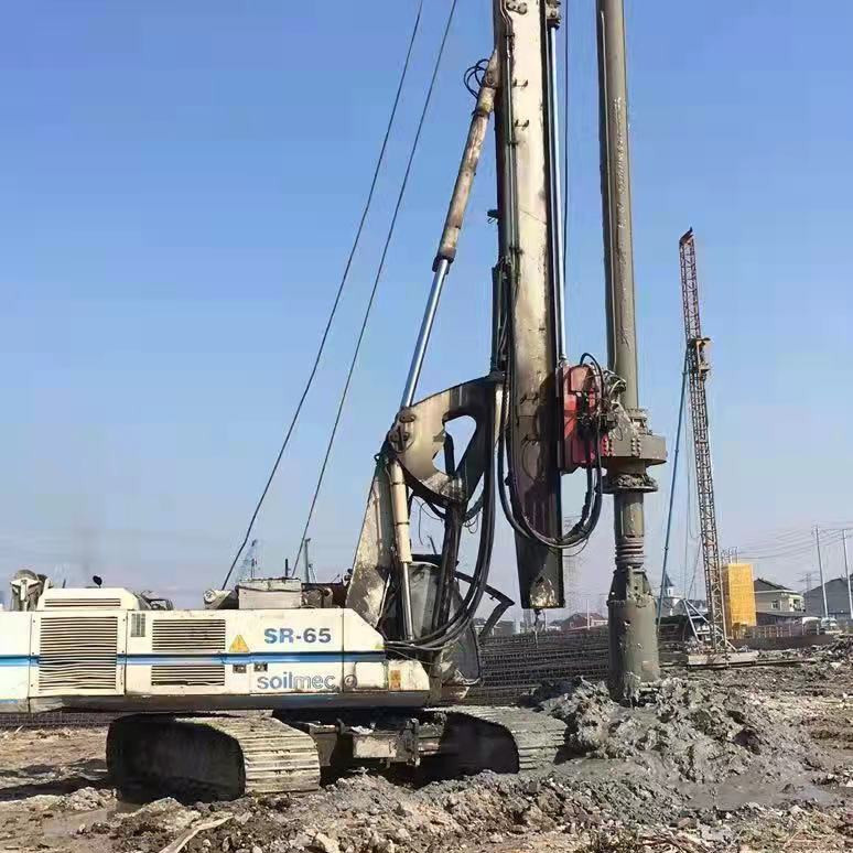 Obras de construção Diesel Power Soilmec SR-80C SR-70 SR-60 SR-65 Estação de perfuração na Itália