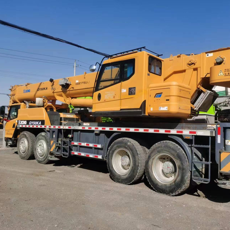 2019 Cranes de caminhões usados QY50KA 50 toneladas Capacidade de carga nominal para aplicações versáteis