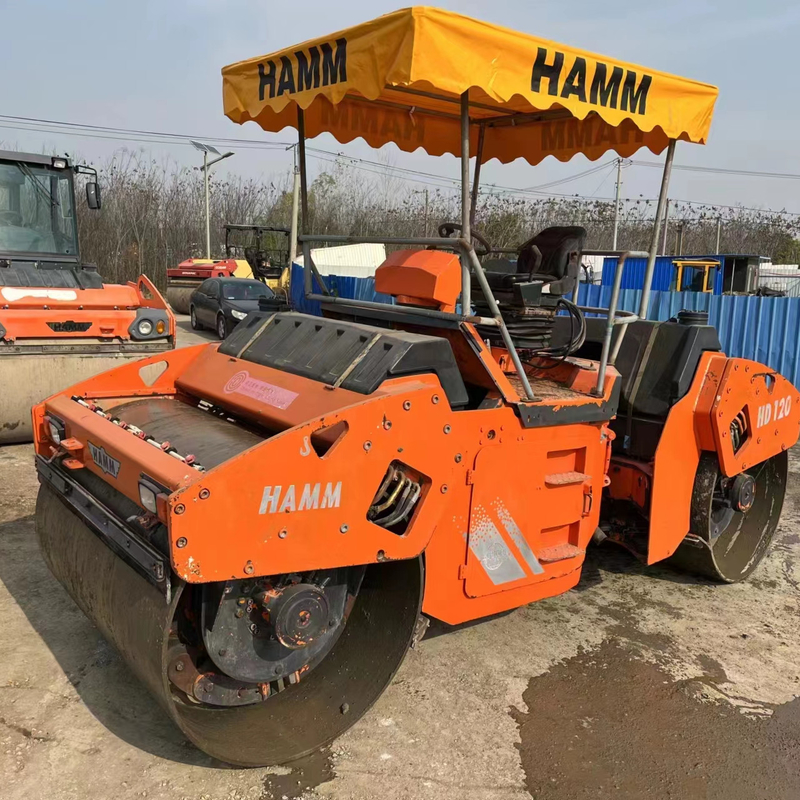 18000 KG Vibratory Roller HD110 HD128 HD138 HD90 Modelos da Alemanha Usados em Xangai