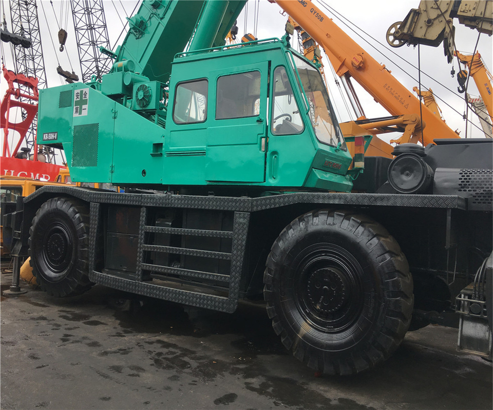 50 toneladas Origem Japão Tadano TG-500E TL-300E Guindaste móvel com 2001-4000 horas de trabalho
