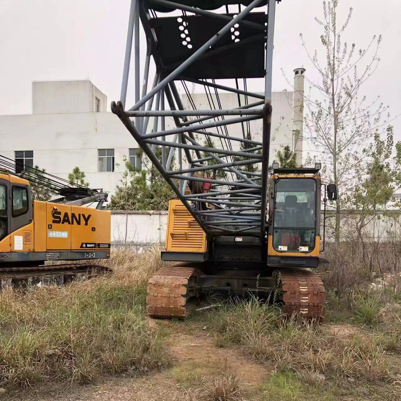 Lojas de materiais de construção precisam de SCC550E guindaste de rastreamento usado para grandes projetos