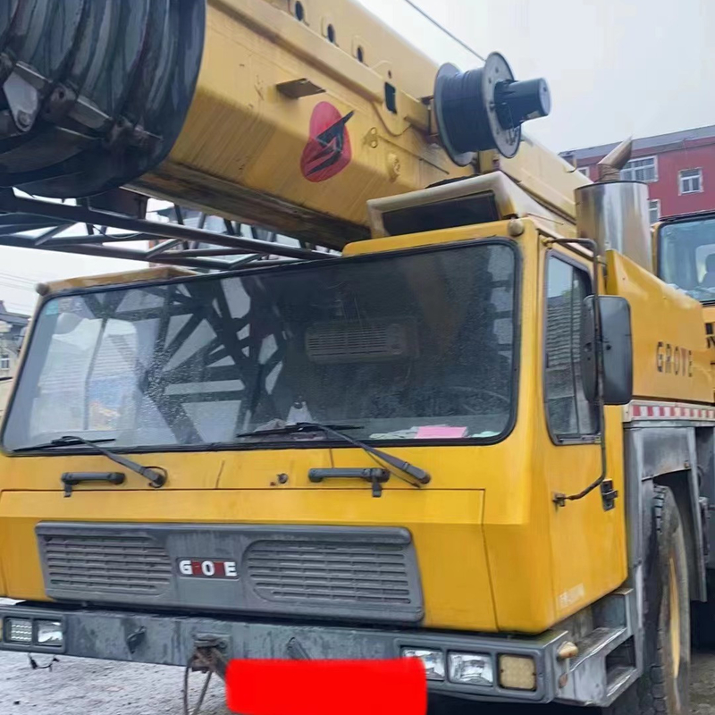 GRANTE DE TRUCK EUA Made Grove 9130E 120T Grão de terreno áspero com bomba hidráulica Vickers